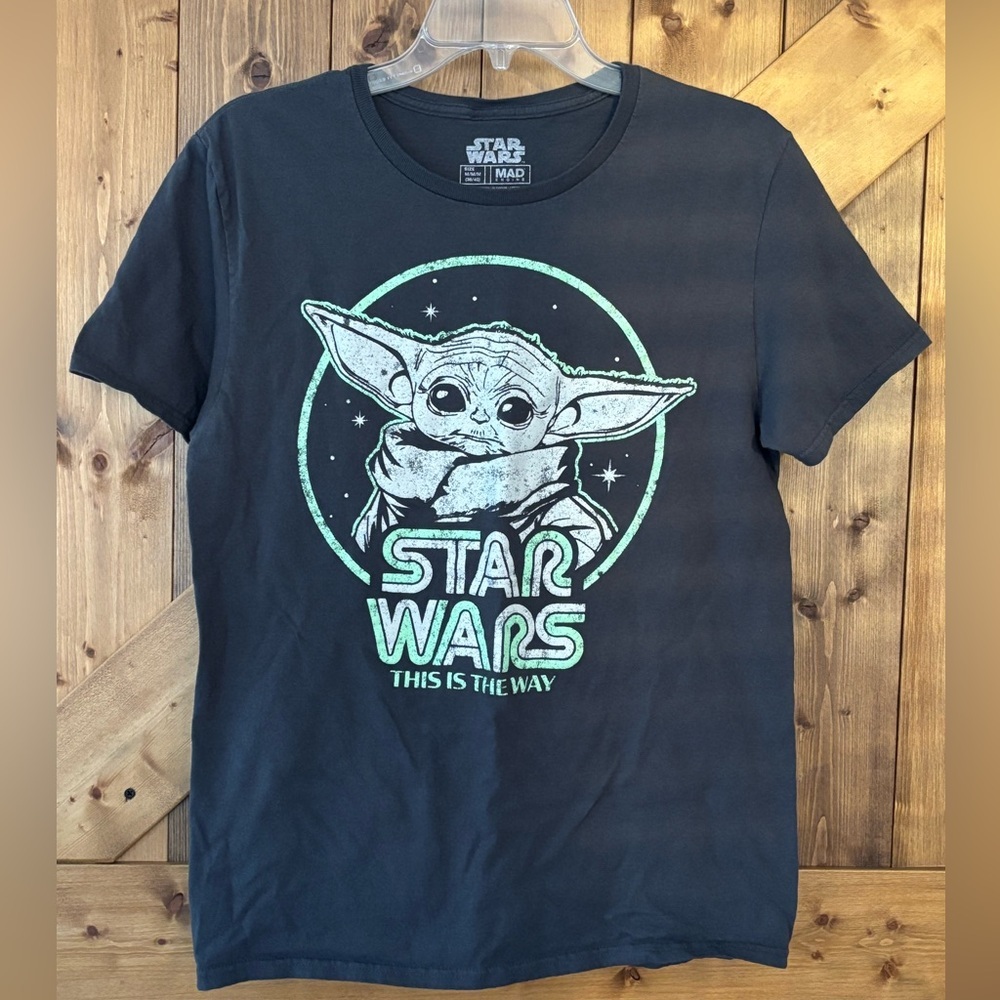Men's Star Wars Yoda This is the Way T-Shirt in Gray | Size Medium